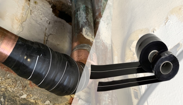 SOS Pipe Repair Tape Stop Water Leak burst plumbers waterproof Self amalgamating 