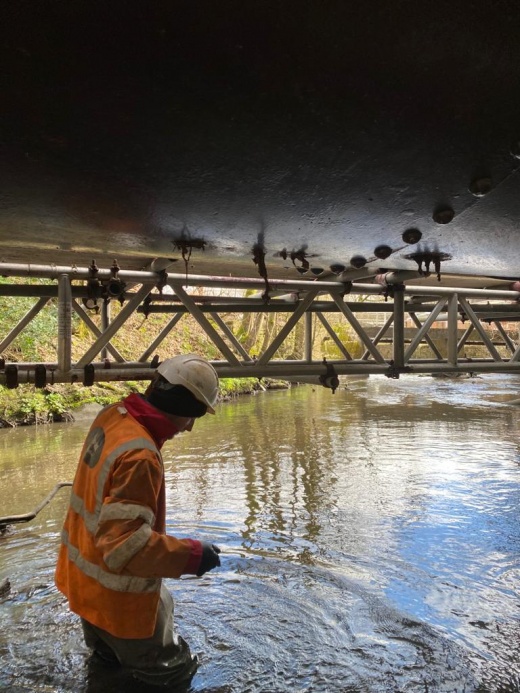 Pipe Bridges Lifespan Extension Through Leak Repair & Reinforcement