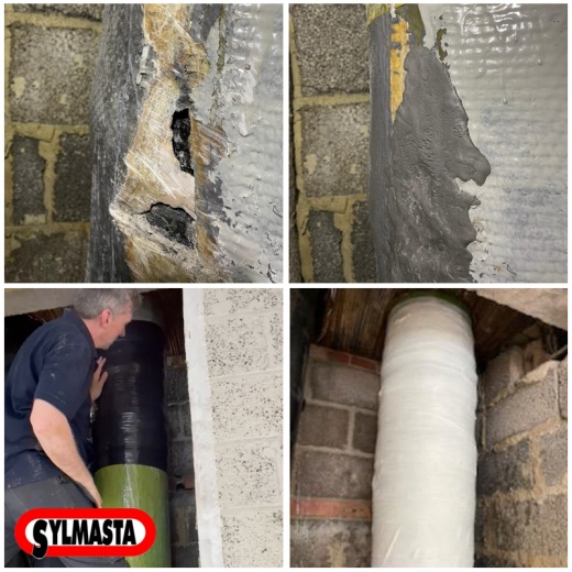 Hospital Burst 300mm Air Conditioning Pipe Emergency Repair