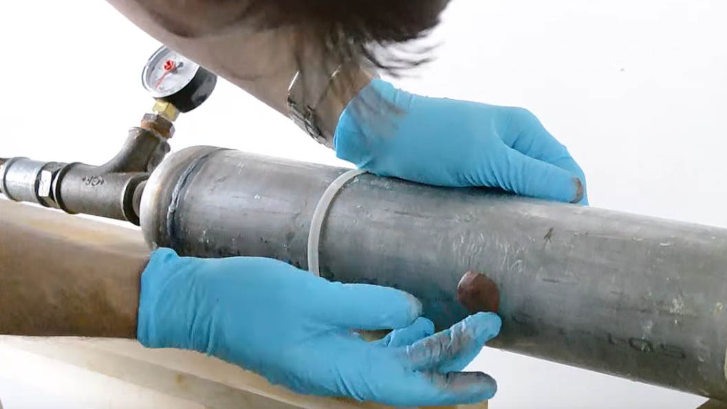 Video How to make a no pressure pipe repair
