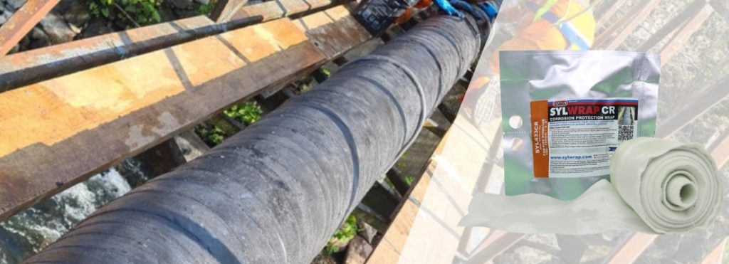SylWrap CR is a pipe repair wrap infused with special corrosion inhibitors to protect pipework and structures from corrosion