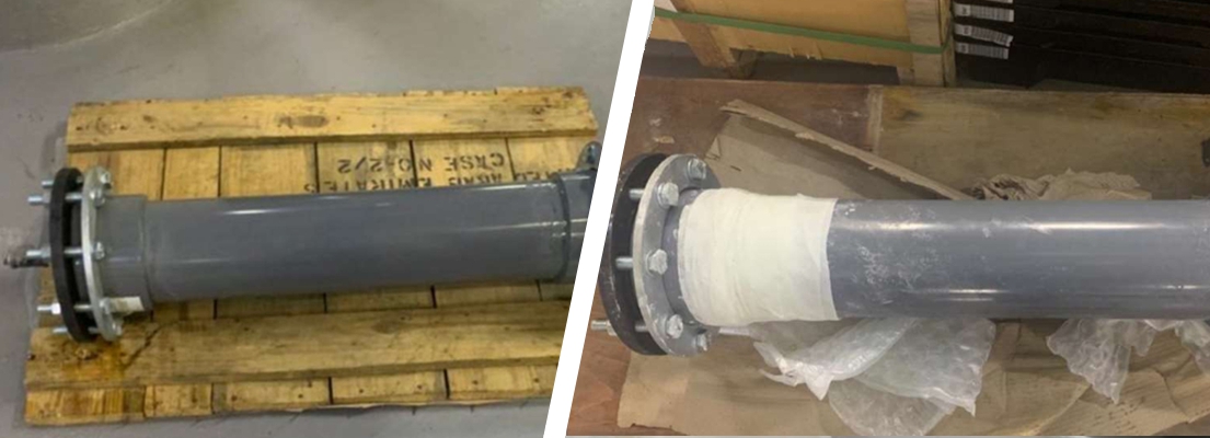 SylWrap pipe repair products undergo successful testing approval for use sealing leaking joints in ABS pipes operating in a chilled water cooling system